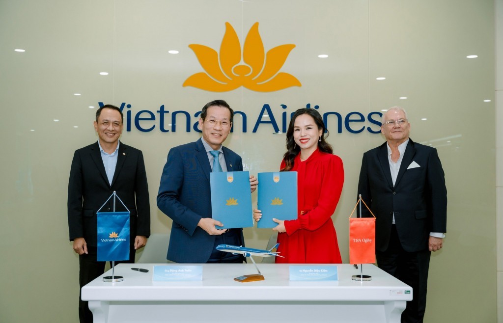 Vietnam Airlines và T&A Ogilvy ký kết thoả thuận hợp tác  truyền thông