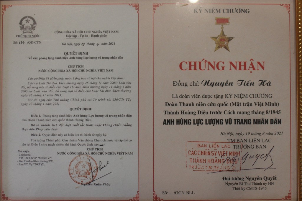 Đảng và Nhà nước đã ghi công lao to lớn của ông Nguyễn Tiến Hà