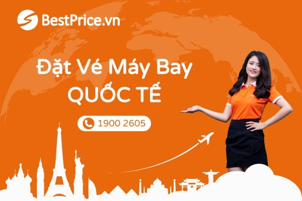 Tra cứu và đặt vé máy bay quốc tế tại BestPrice.vn