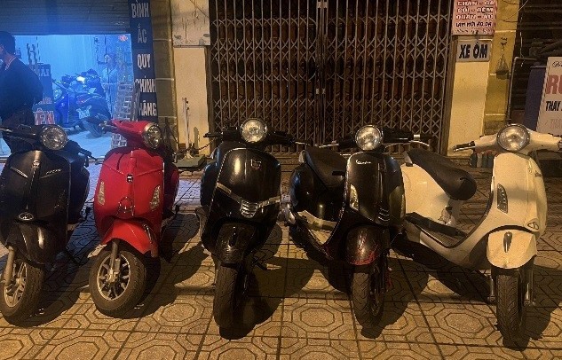 Công an quận Hoàn Kiếm triệt phá ổ nhóm trộm cắp xe máy điện