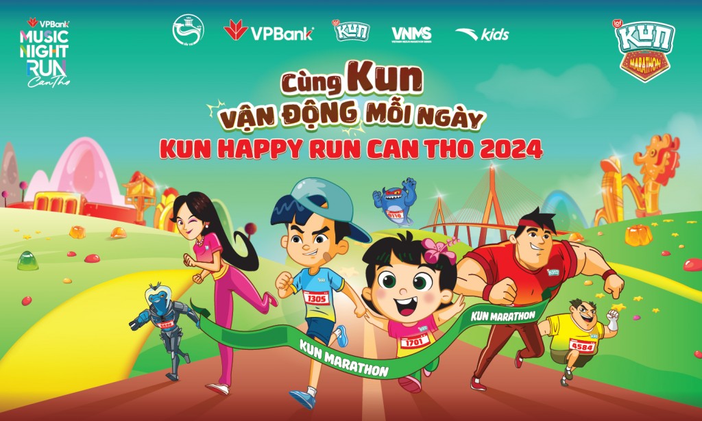 KUN Happy Run Cần Thơ 2024 - Sân chơi thể thao đỉnh cao