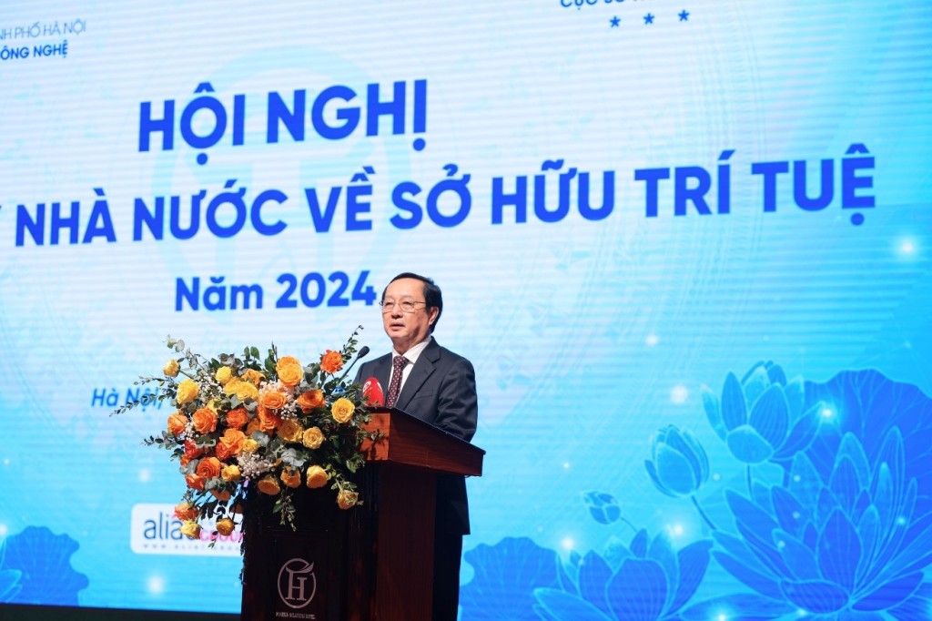 Bộ trưởng Bộ Khoa học và Công nghệ Huỳnh Thành Đạt phát biểu khai mạc hội nghị
