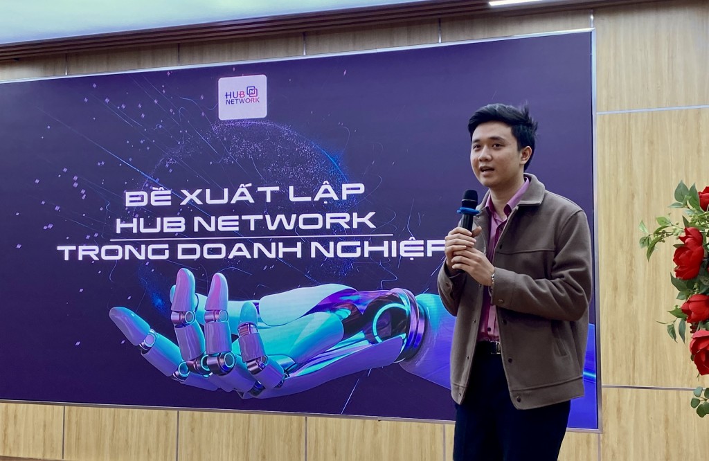 Anh Nguyễn Hải Long, đại diện HUB Network chia sẻ về đề xuất lập HUB Network