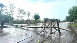 Quảng Ninh xuất hiện mưa đá, giông lốc lớn