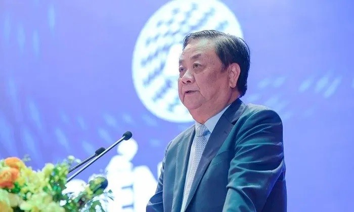Bộ trưởng Bộ NN-PTNT Lê Minh Hoan phát biểu tại hội nghị