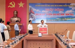 Đoàn ĐBQH và HĐND TP ủng hộ Quỹ Vì biển, đảo Việt Nam