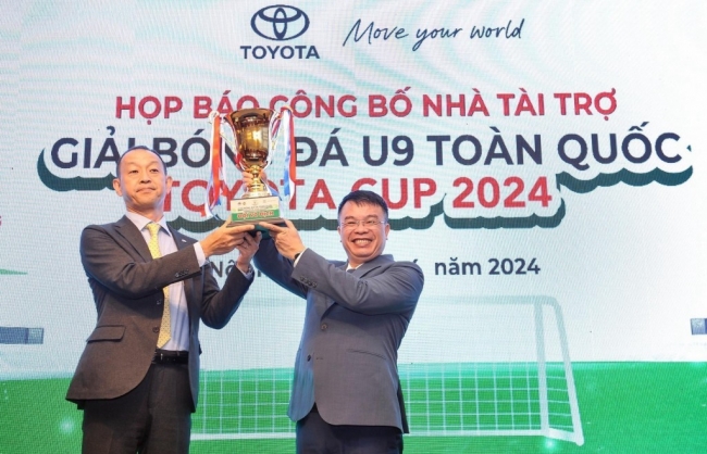 32 đội dự Giải Bóng đá U9 toàn quốc Toyota Cup 2024