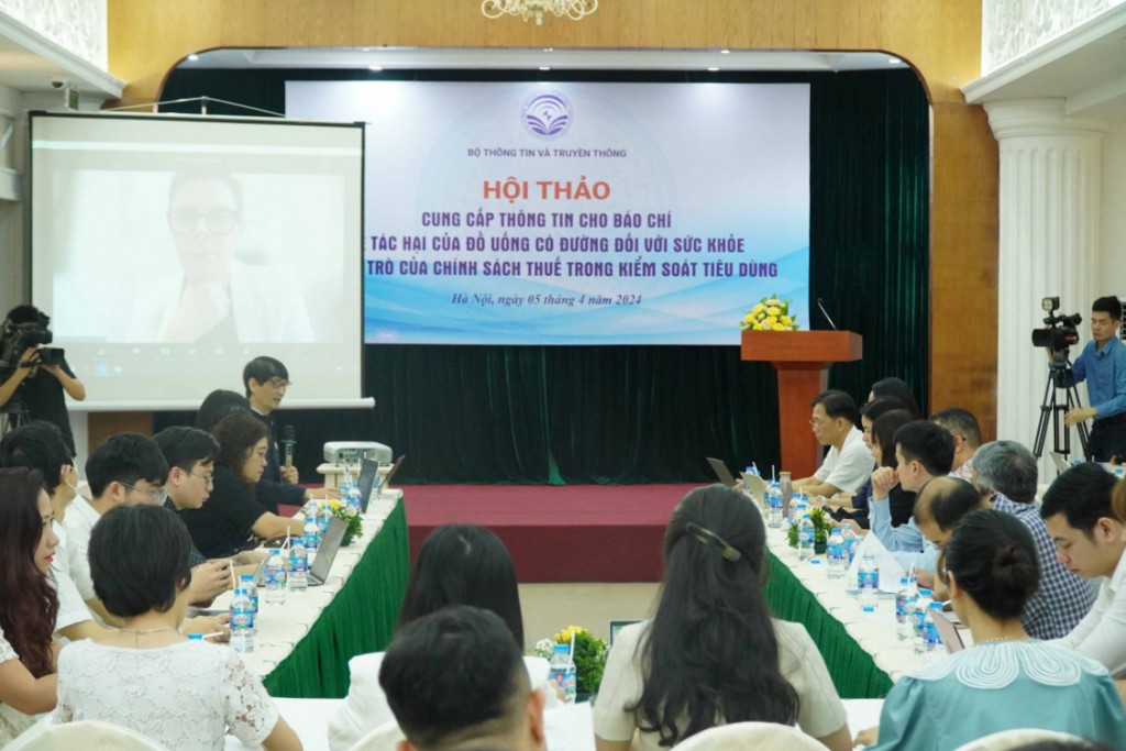 Hội hội thảo truyền thông chính sách về vấn đề tác hại của đồ uống có đường đối với sức khỏe