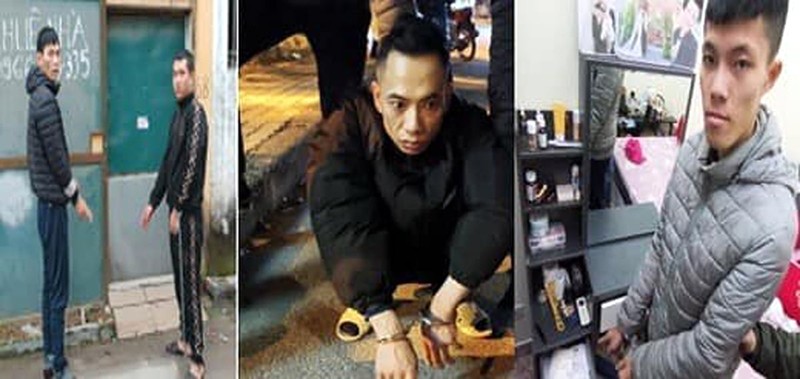 Cảnh sát khống chế, bắt quả tang các đối tượng trong ổ nhóm mua bán ma túy do Vũ Văn Long cầm đầu