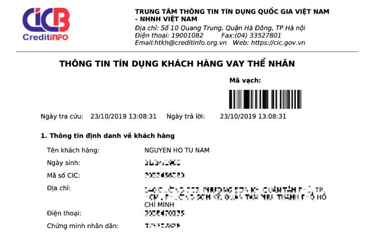 CIC đang cung cấp các sản phẩm, báo cáo nào cho các khách hàng vay?