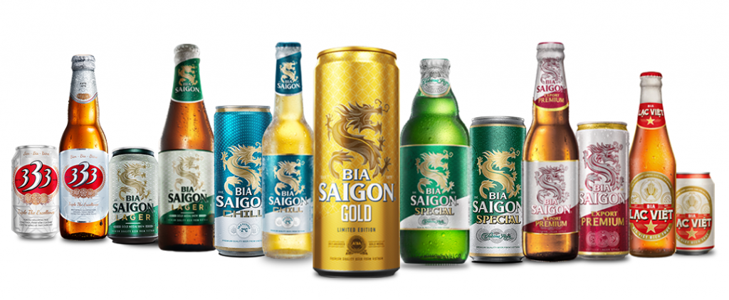 Đa dạng sản phẩm của Bia Saigon cung cấp ra thị trường