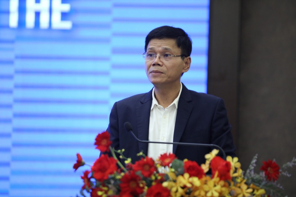 Ông Nguyễn Ngọc Hiển - Tổng biên tập Báo Lao Động phát biểu tại Hội thảo