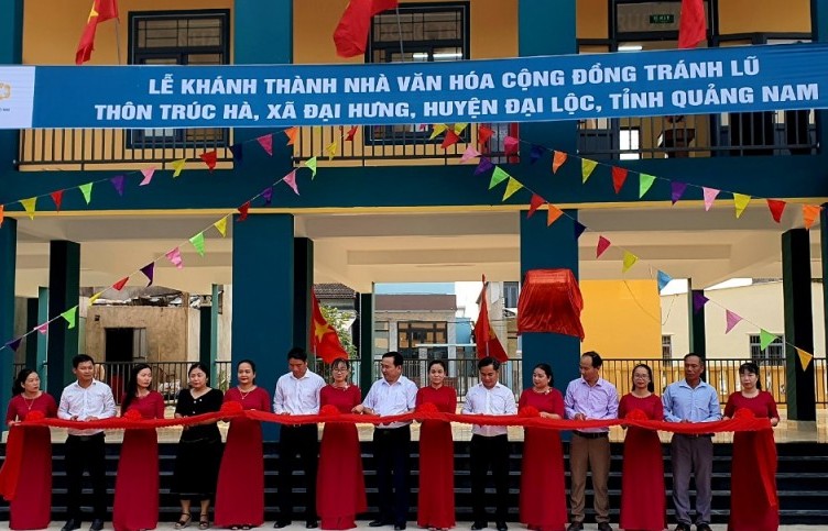 BIDV khánh thành Nhà văn hoá cộng đồng tránh lũ tại Quảng Nam