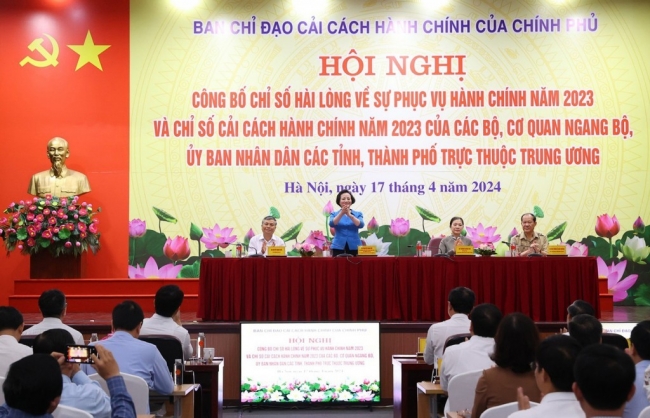 Hà Nội tiếp tục xếp thứ 3 về Chỉ số cải cách hành chính