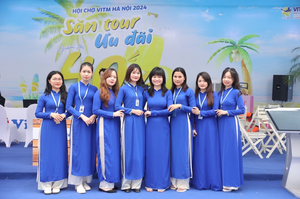 Gian hàng Vietravel Corp tại Hội chợ du lịch Quốc tế VITM 2024