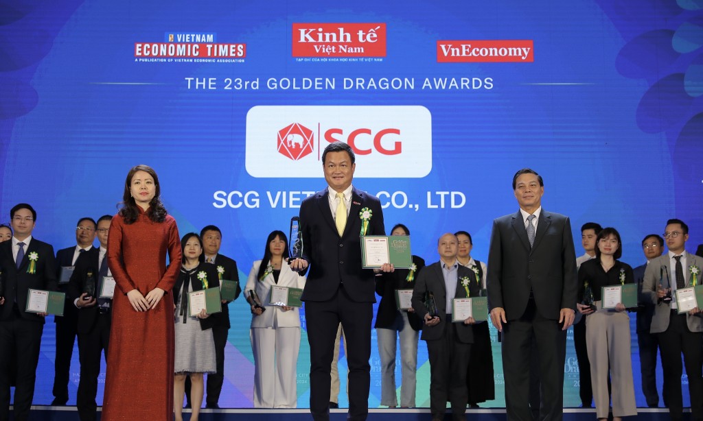 SCG Việt Nam được vinh danh Top 10 doanh nghiệp FIEs tại Giải thưởng Rồng Vàng 2023-2024