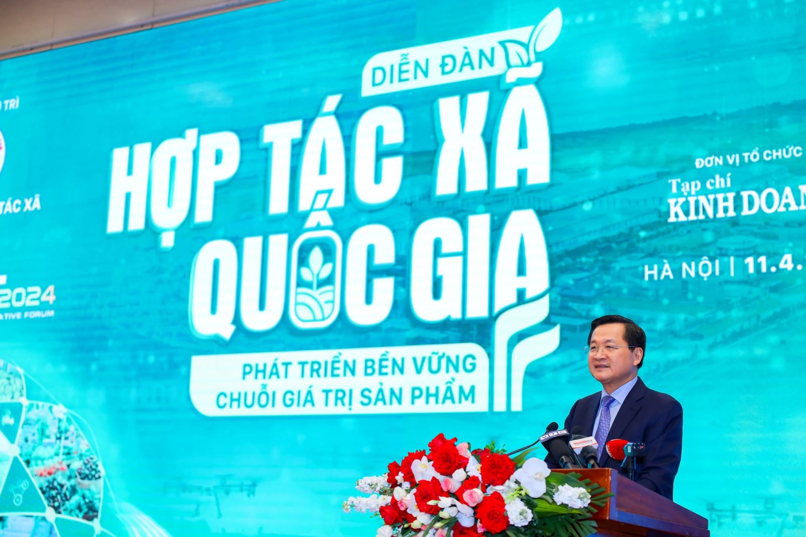 Phó Thủ tướng Chính phủ Lê Minh Khái phát biểu tại diễn đàn