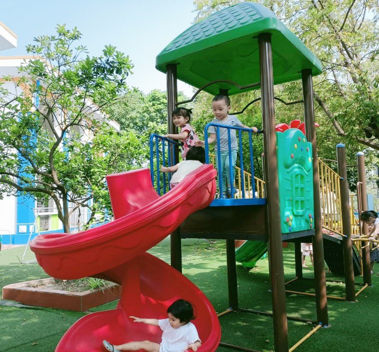 Mầm non Minh Khai - trường học công viên, ngôi nhà hạnh phúc
