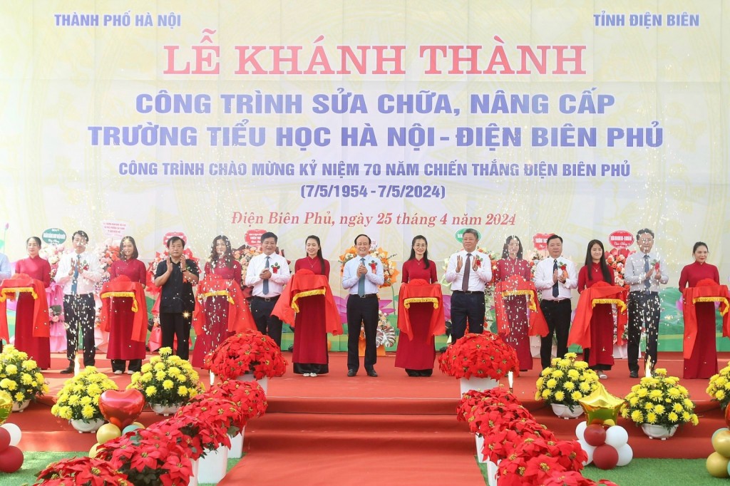 Khánh thành công trình 65 tỷ đồng Hà Nội hỗ trợ tỉnh Điện Biên