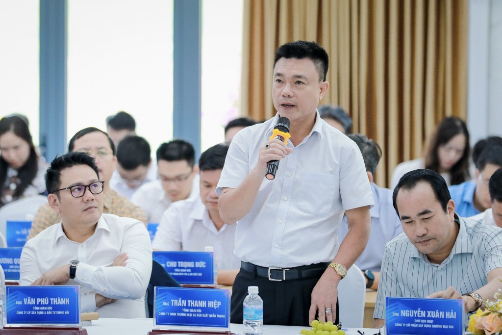 Ông Trần Thanh Hiệp - Tổng Giám đốc Công ty TNHH Thương mại & Sản xuất Quản Trung đánh giá cao sự phát triển của Đèo Cả, trong cách thức quản trị điều hành