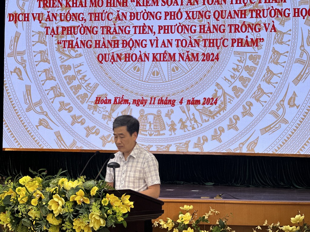 Ông Nguyễn Quốc Hoàn, Phó Chủ tịch UBND quận Hoàn Kiếm
