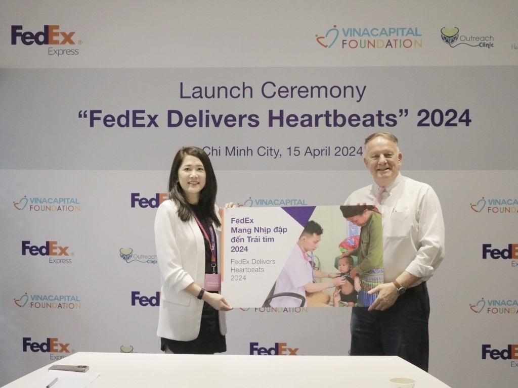 FedEx hợp tác mang dịch vụ chăm sóc sức khỏe tim mạch miễn phí đến trẻ em