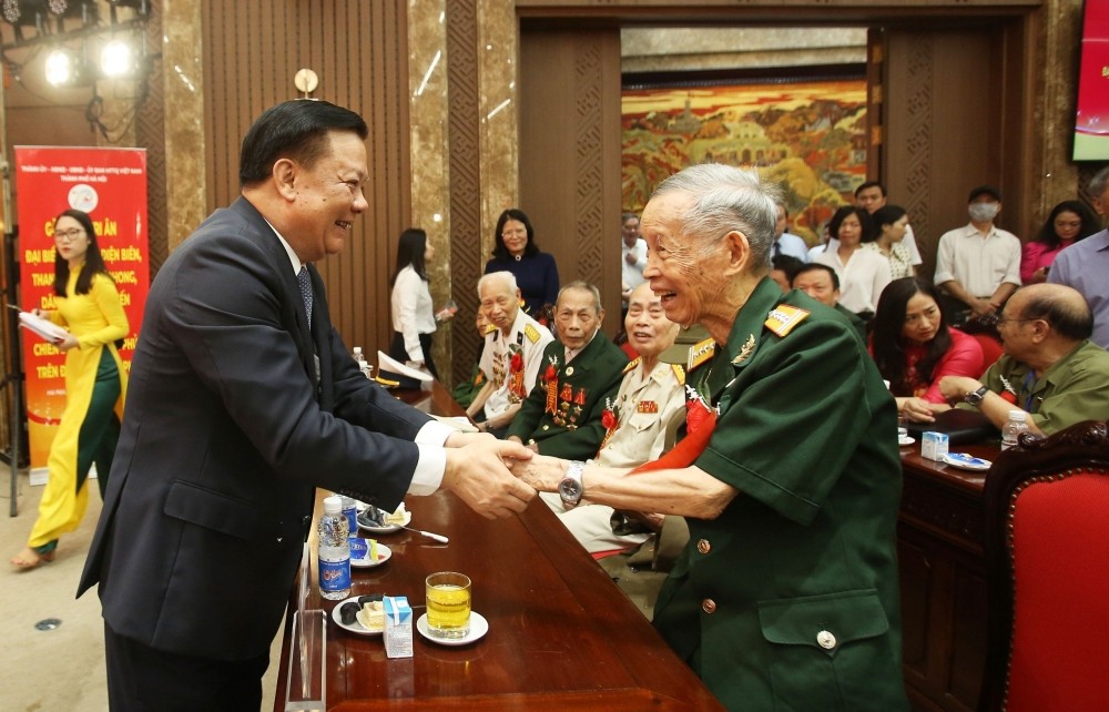 Hà Nội gặp mặt, tri ân cựu binh tham gia Chiến dịch Điện Biên