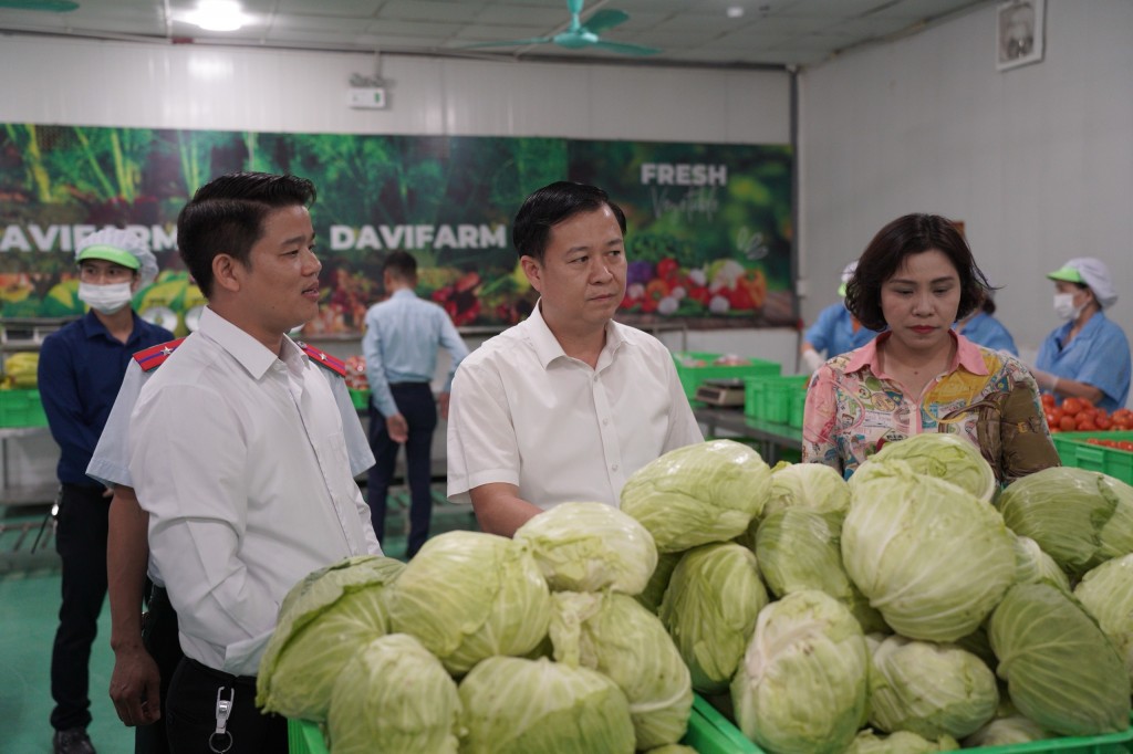 Duy trì mô hình rau an toàn, phát triển khai xét nghiệm nhanh tại chợ