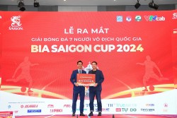 Giải bóng đá 7 người Vô địch Quốc gia Bia Saigon Cup 2024 khởi tranh ngày 12/5