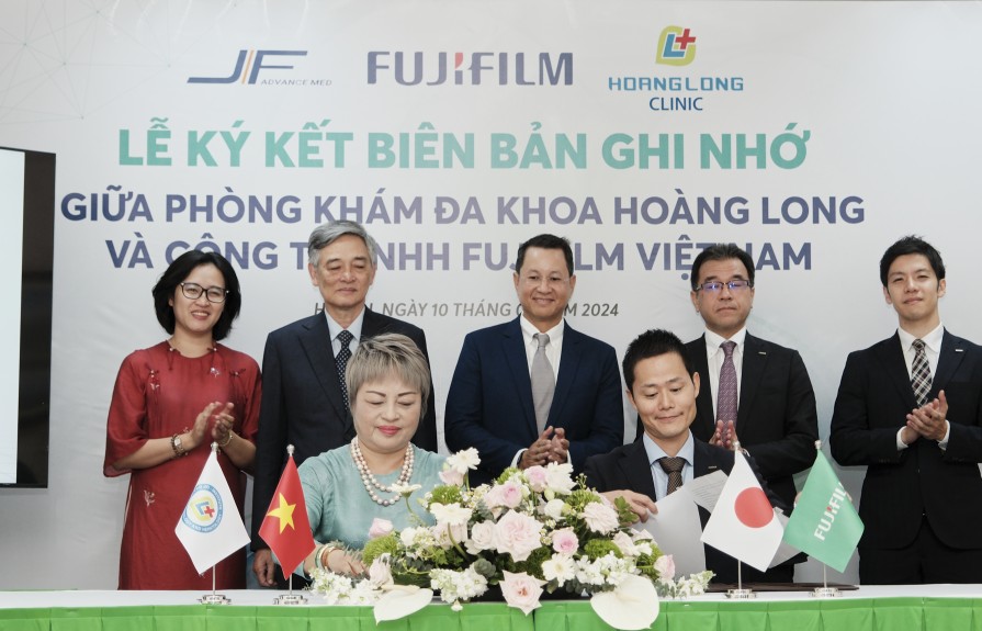 FUJIFILM Việt Nam ký kết hợp tác với Phòng khám Đa khoa Hoàng Long