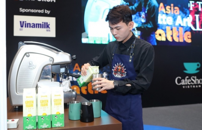 Vinamilk đồng hành cùng barista tại cuộc thi quốc tế thi Asia Latte Art Battle