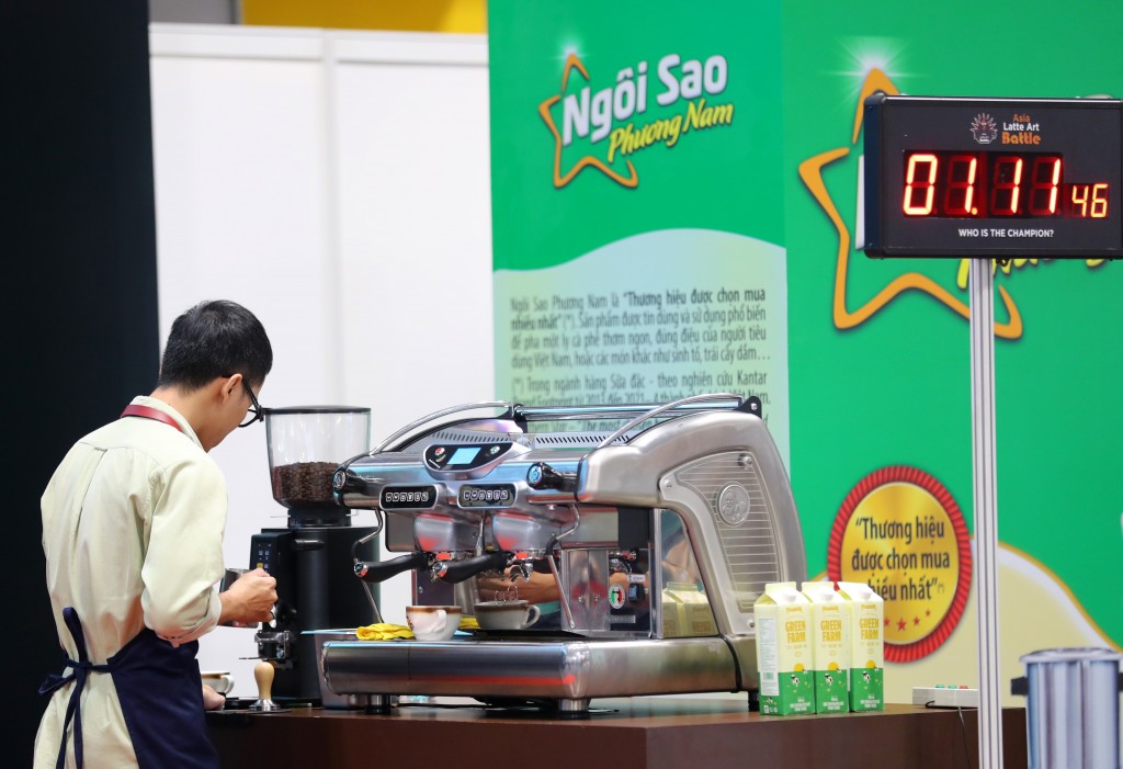 Vinamilk đồng hành cùng barista tại cuộc thi quốc tế thi Asia Latte Art Battle