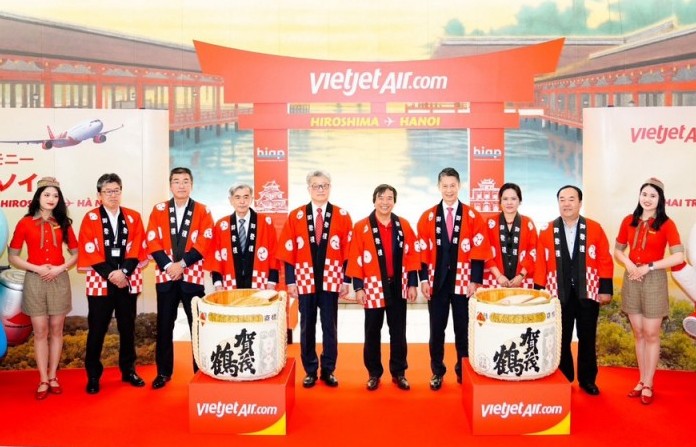 Vietjet khai trương đường bay giữa Hà Nội và Hiroshima