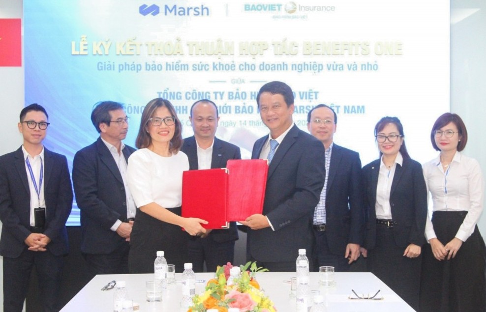Bảo hiểm Bảo Việt và Marsh Việt Nam kí thỏa thuận bảo hiểm cho doanh nghiệp vừa và nhỏ