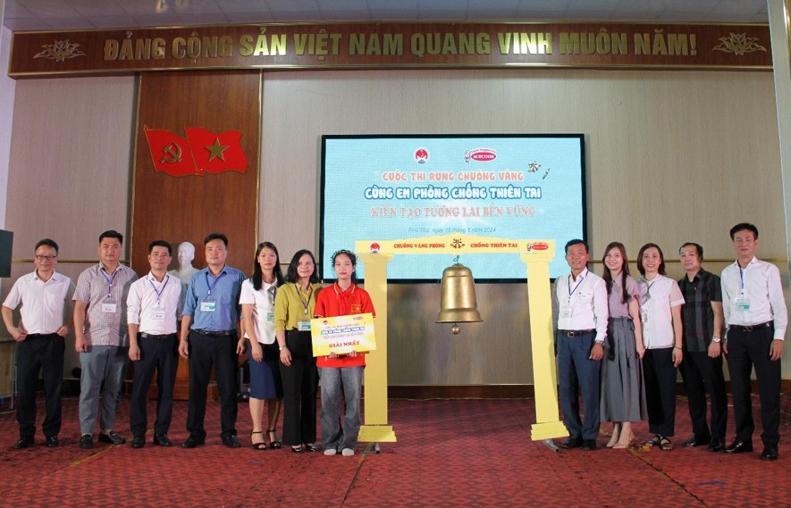 Rung chuông vàng “Cùng em phòng chống thiên tai - Kiến tạo tương lai bền vững”