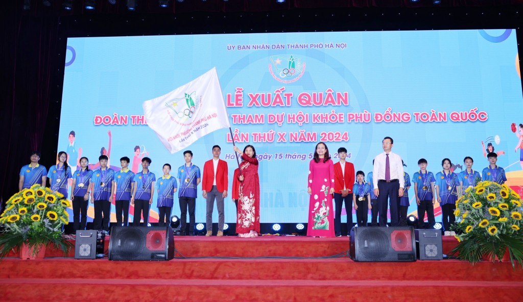Gần 900 học sinh Thủ đô tham dự Hội khỏe Phù Đổng toàn quốc