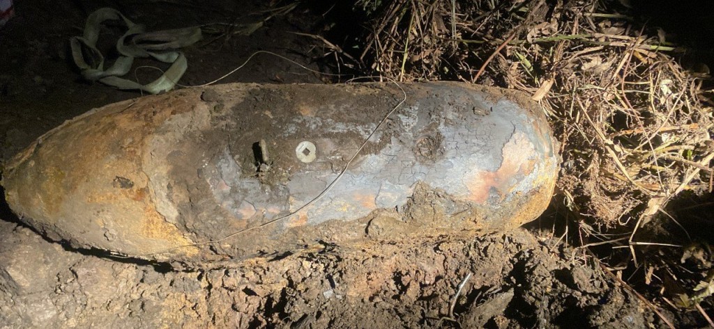 Quả bom kích thước khủng được phát hiện tại huyện Bình Chánh