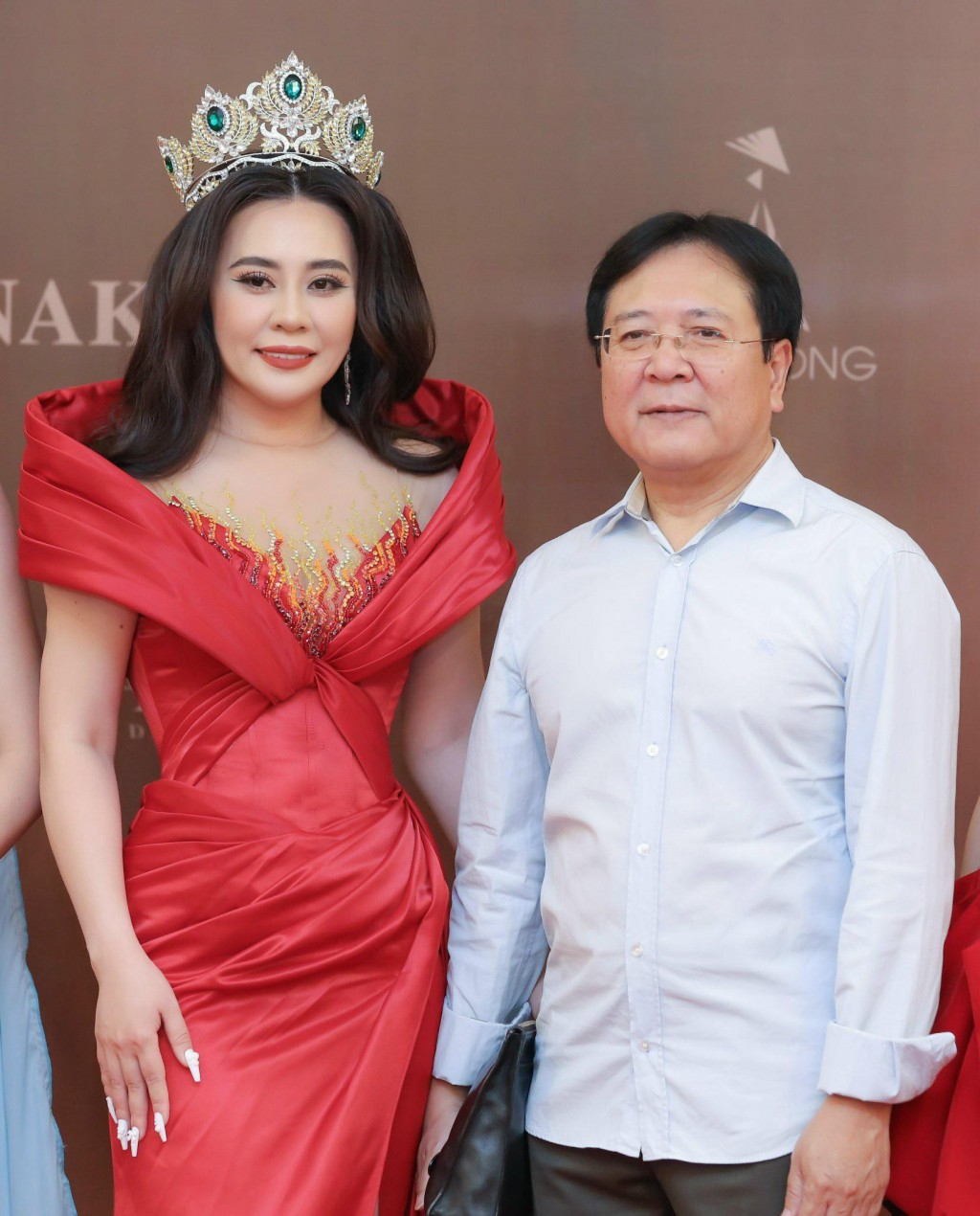Hoa hậu Phan Kim Oanh - Trưởng Ban Tổ chức và NSND Vương Duy Biên - Giám khảo cuộc thi Mrs Grand Vietnam 2024