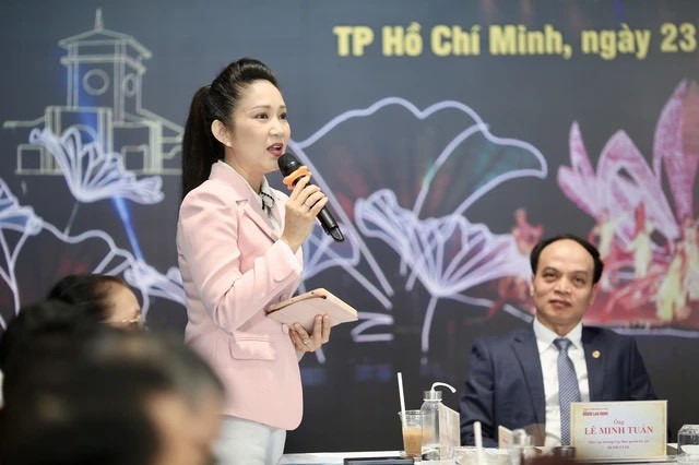 NSND Nguyễn Thị Thanh Thúy - Phó Giám đốc Sở Văn hóa, Thể thao TP HCM chia sẻ về cách làm phát triển công nghiệp văn hóa tại thành phố