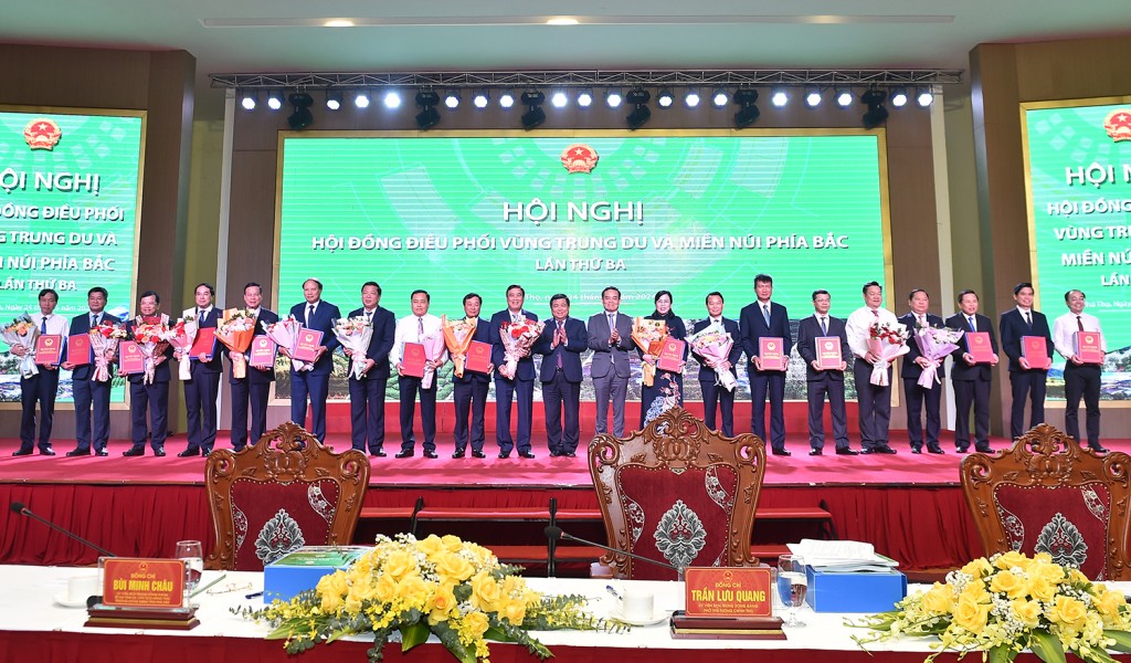 Hội nghị Hội đồng điều phối vùng trung du và miền núi phía bắc lần thứ 3 - Ảnh: VGP/Hải Minh