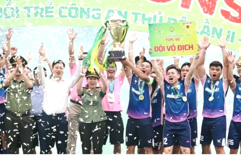 FC Aobongda.net giành vô địch Giải bóng đá Tuổi trẻ Công an Thủ đô