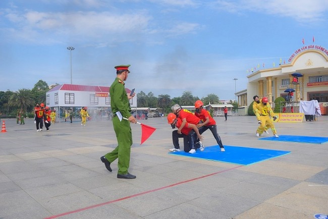 Quảng Nam: Hội thi thực hành nghiệp vụ phòng cháy chữa cháy