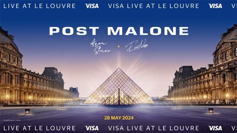 Visa khởi động Thế vận hội mùa hè với buổi hòa nhạc “Visa Live at le Louvre”