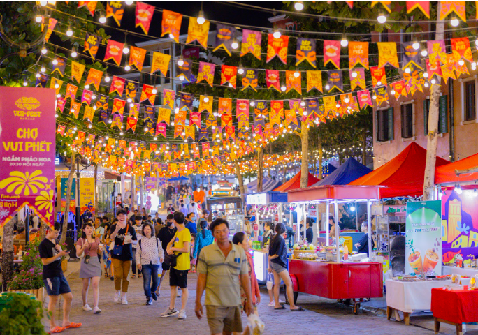 Mô hình Chợ đêm Vui Phết “ăn khách” tại Phú Quốc hứa hẹn sẽ nối dài trải nghiệm của du khách tại Da Nang Downtown mùa hè này (Ảnh minh họa)