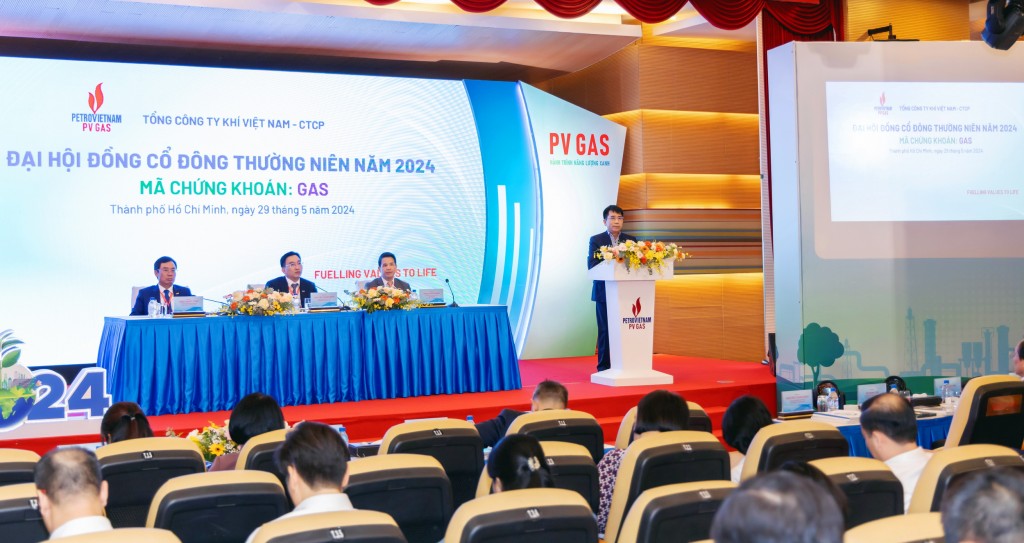 Lãnh đạo Petrovietnam phát biểu tại Đại hội