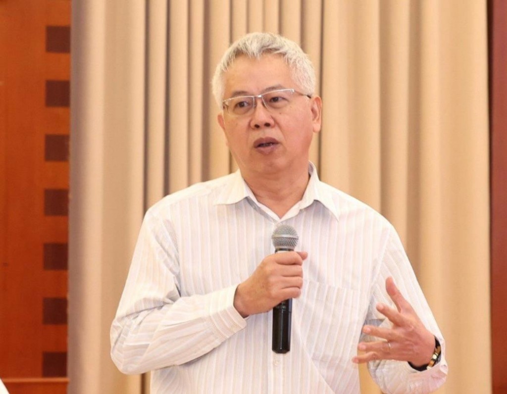 Tiến sĩ Nguyễn Đức Kiên, nguyên Tổ trưởng Tổ tư vấn kinh tế của Thủ tướng phát biểu tại diễn đàn