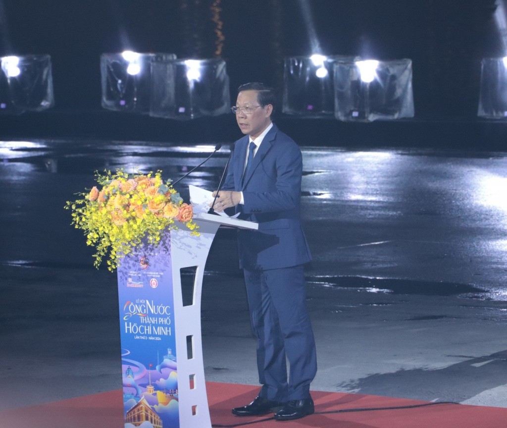 Chủ tịch UBND TP HCM Phan Văn Mãi phát biểu khai mạc
