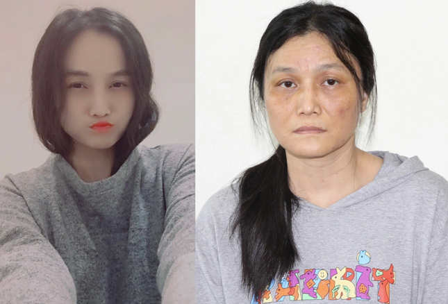 Hình ảnh Thường đăng tải trên Facebook mang tên Đào Ngọc Minh (trái) và hình ảnh Thường (phải) thời điểm bị bắt giữ