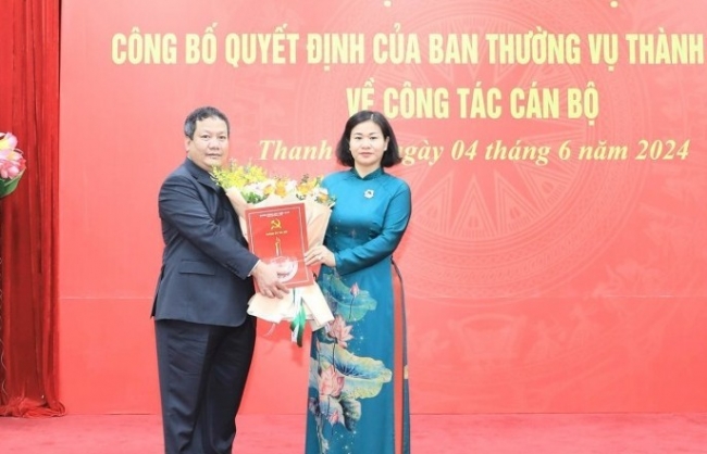 Đồng chí Nguyễn Tiến Cường giữ chức Bí thư Huyện ủy Thanh Trì