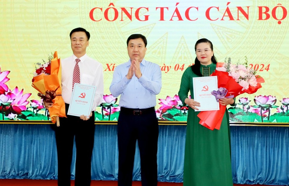 Đồng chí Đỗ Thị Hương được bổ nhiệm chức vụ Bí thư Huyện ủy Xín Mần